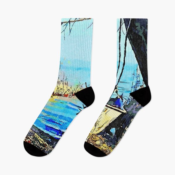 Item preview, Bracciano: boat on the water's edge designed and sold by Giuseppe Cocco.