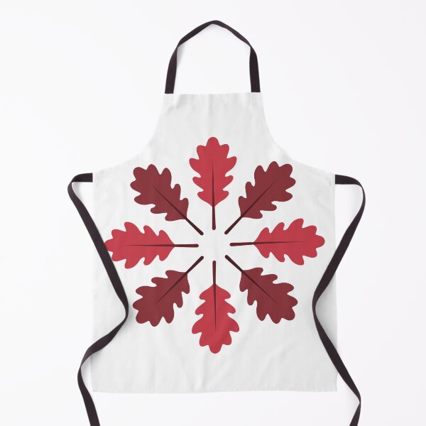 Item preview, Radial Oak Leaves (Red) designed and sold by John Uttley.