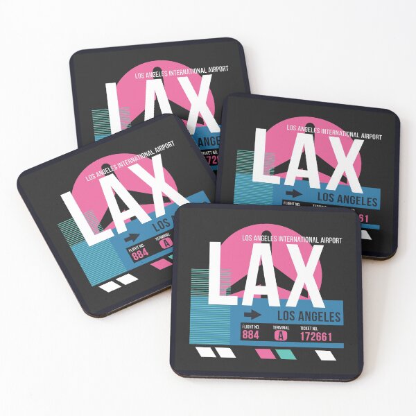 Item preview, Los Angeles, California (LAX) Airport Code Baggage Tag designed and sold by SLAG-Creative.