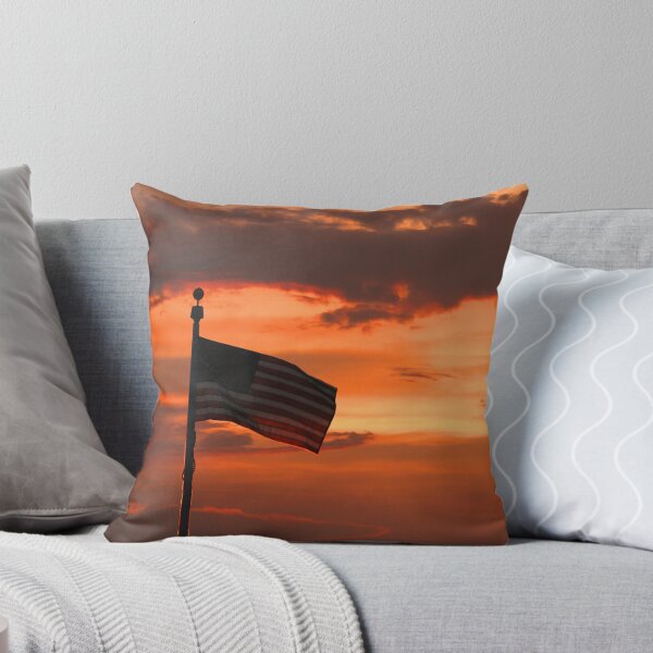 Item preview, U. S. Flag at sunset designed and sold by JRHarshman.