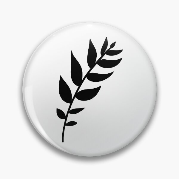 Item preview, Minimalist black leaf silhouette designed and sold by PaintPsd.