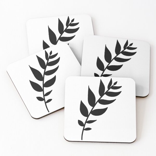Item preview, Minimalist black leaf silhouette designed and sold by PaintPsd.