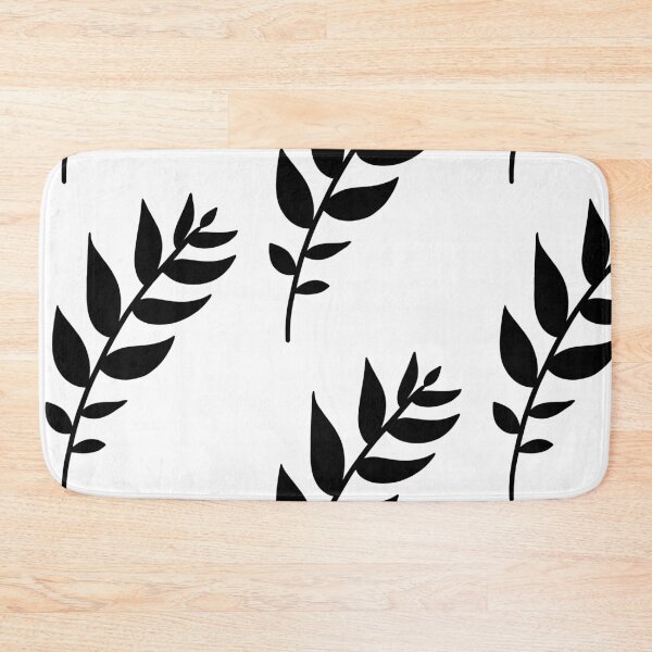 Item preview, Minimalist black leaf silhouette designed and sold by PaintPsd.