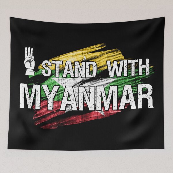 Item preview, I stand with myanmar designed and sold by Try-It.