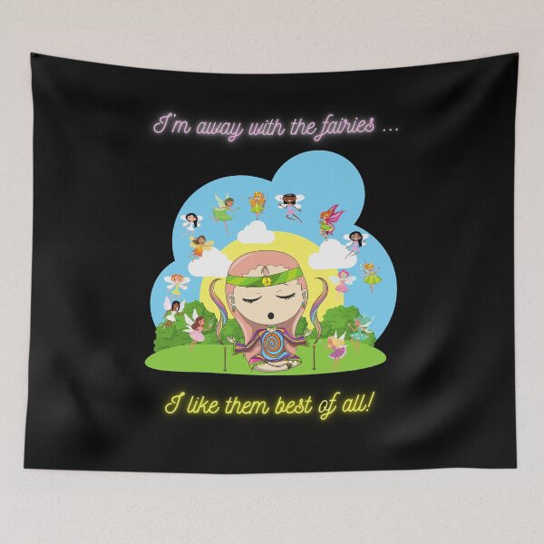 Item preview, Away With the fairies - Meditation design designed and sold by Imemewell.