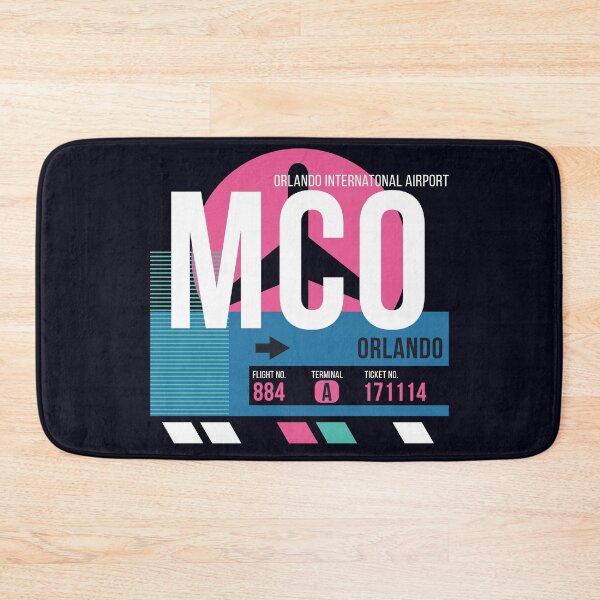 Item preview, Orlando, Florida (MCO) Airport Code Baggage Tag designed and sold by SLAG-Creative.