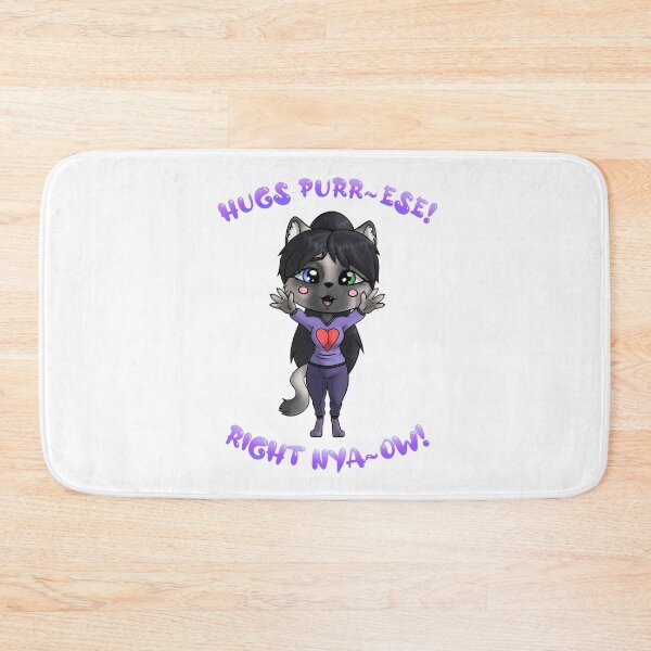 Item preview, Hug Purrease! Right Nyaow! Cute Furry Cat Girl Wants a Hug! designed and sold by CuteFurryArt.