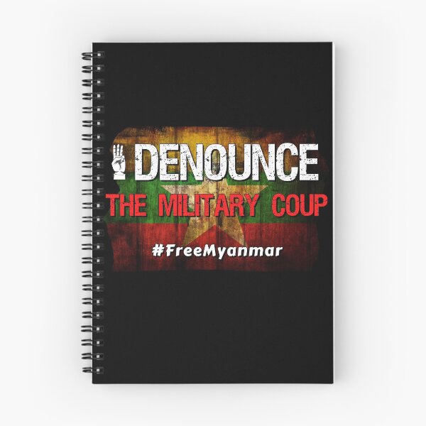 Item preview, I denounce the Military Coup #FreeMyanmar designed and sold by Try-It.