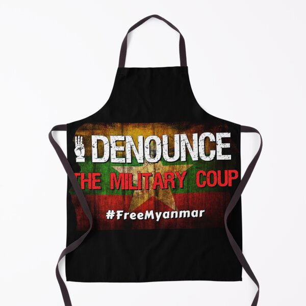 Item preview, I denounce the Military Coup #FreeMyanmar designed and sold by Try-It.