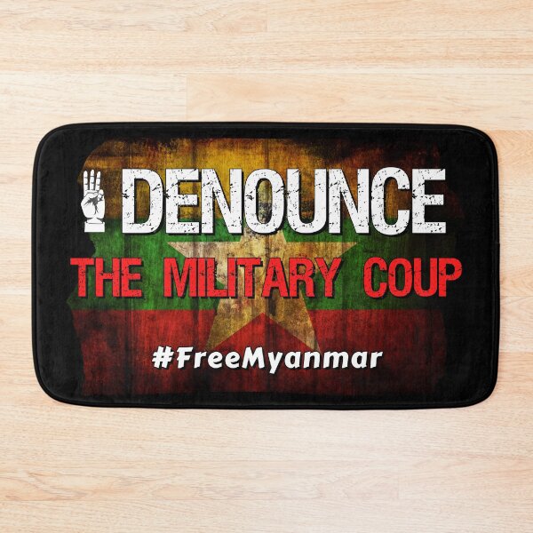 Item preview, I denounce the Military Coup #FreeMyanmar designed and sold by Try-It.