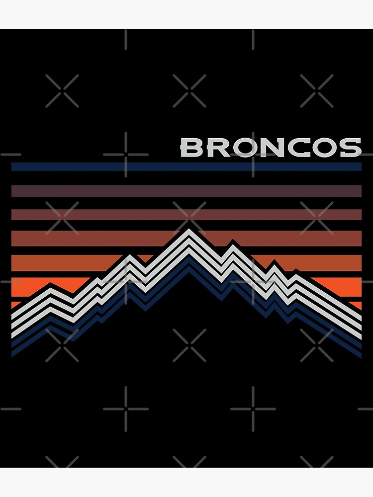 Disover Denver Broncos Premium Matte Vertical Poster