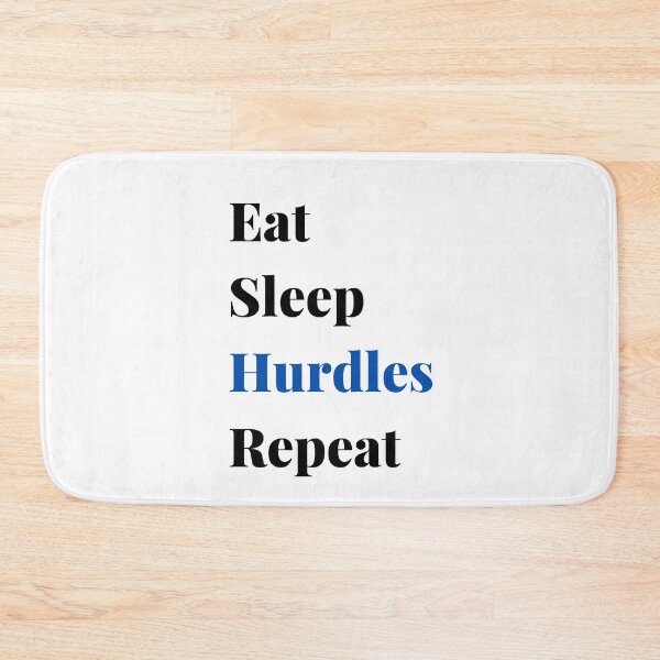 Item preview, Eat Sleep Hurdles Repeat designed and sold by RoaaMagic.