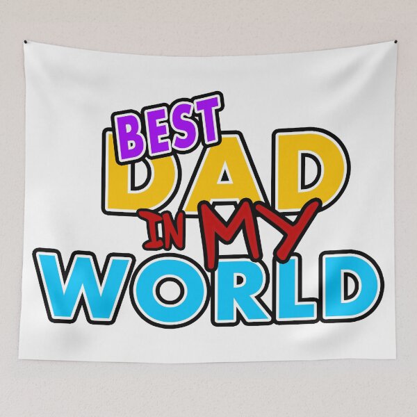 Item preview, BEST DAD IN MY WORLD designed and sold by Gnfree.