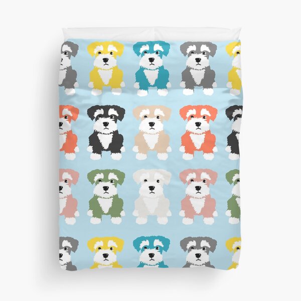 Item preview, Rainbow of Miniature Schnauzer Dogs designed and sold by NattyDesigns.