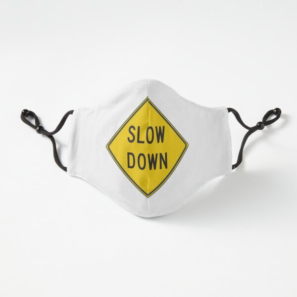 Slow Down, Traffic Sign, #SlowDown, #Slow, #Down, #TrafficSign,  #Traffic, #Sign, #danger, #safety, #road, #advice, #caveat, #symbol, #attention, #care Fitted 3-Layer