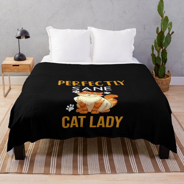 Item preview, perfectly sane cat lady t-shirt for cat mom , cute funny crazy cat lady designed and sold by Ikgha.