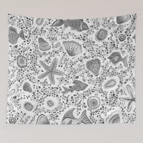 Item preview, Gray Fishes designed and sold by Carolina Diaz.