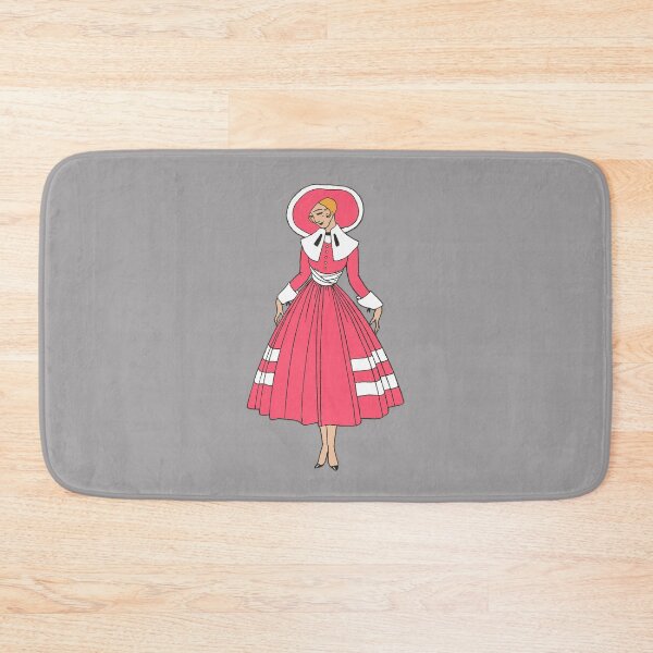 Item preview, victorian  redhead woman pink and white elegant illustration designed and sold by Captain-Jackson.