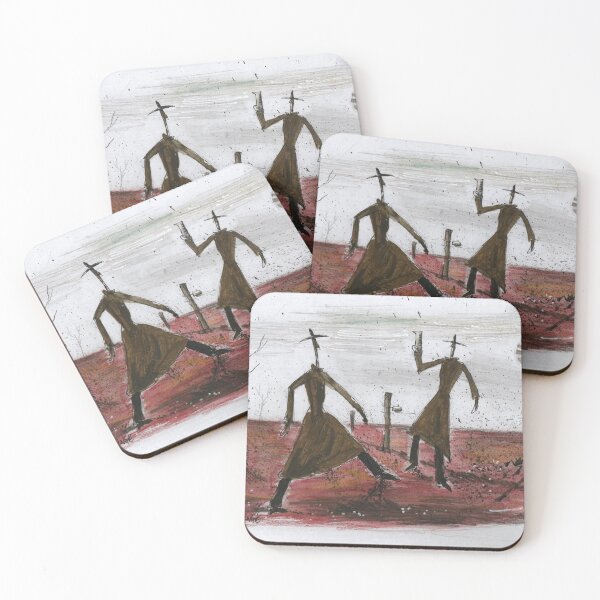 Item preview, Original Australian outback print, after the drought is over. designed and sold by Al Benge - NZ & Australian Art.