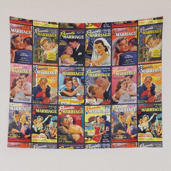 Item preview, Romance Comic Covers | Vintage comic designed and sold by Petra Becker.
