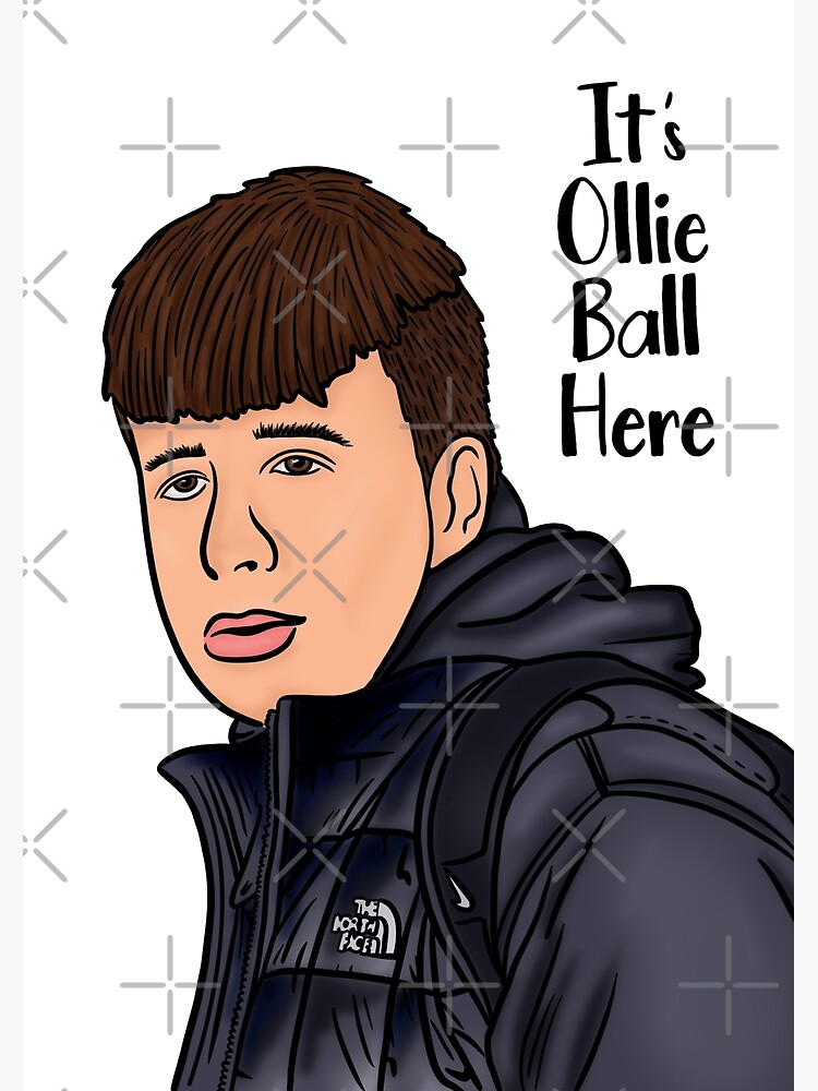 "Cartoon It’s Ollie Ball here" Photographic Print for Sale by Olivia