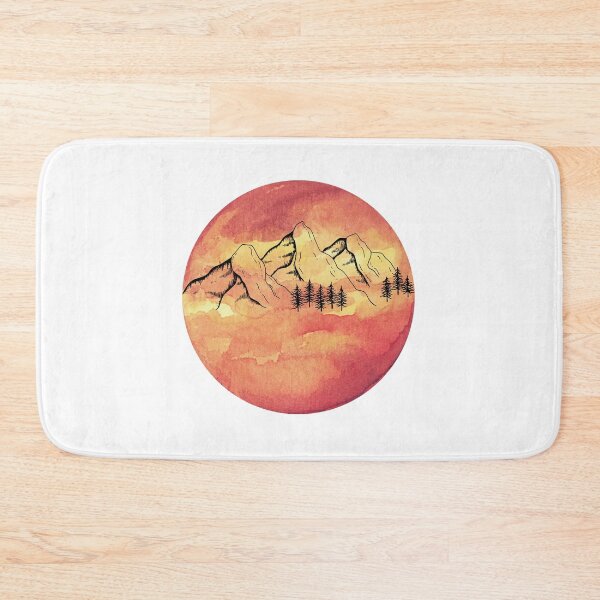 Item preview, Sunset mountain designed and sold by DinoKidzDesigns.