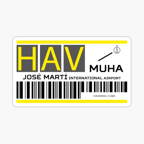 Item preview, Destination Havana Airport designed and sold by avionuts.