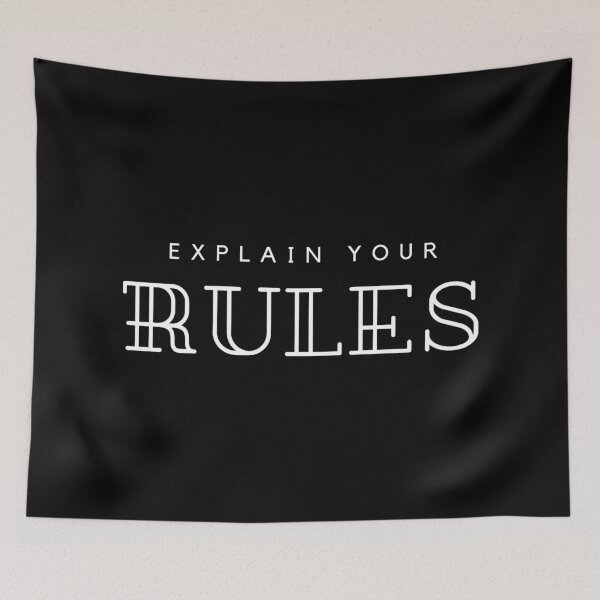 Item preview, Explain Your Rules designed and sold by Dopnex.