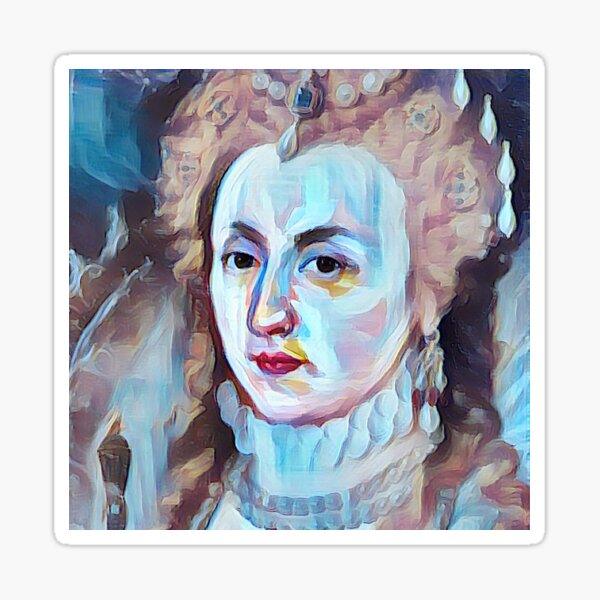 Elizabeth I Pop Art Sticker