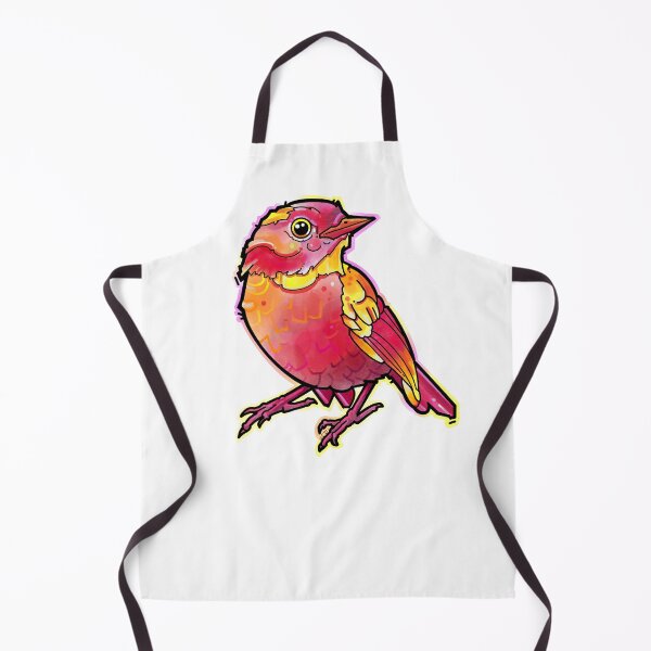 Item preview, cute chubby bird, yellow to red gradient colors designed and sold by weilertsen.