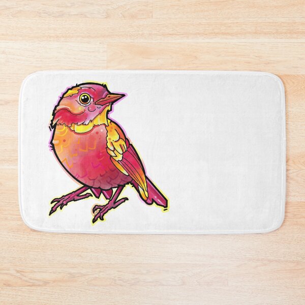 Item preview, cute chubby bird, yellow to red gradient colors designed and sold by weilertsen.