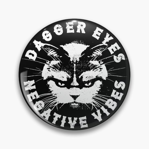 Item preview, Dagger Eyes, Negative Vibes Kitty Cat designed and sold by blueveins.