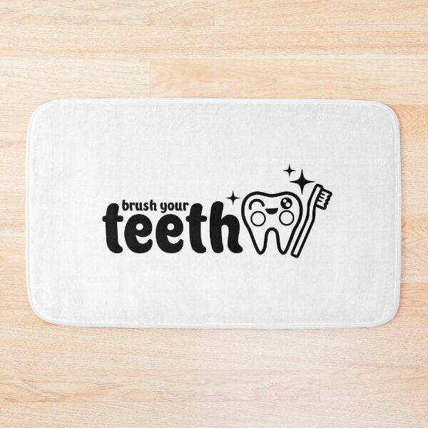 Item preview, Brush your teeth cute tooth graphic designed and sold by blueveins.