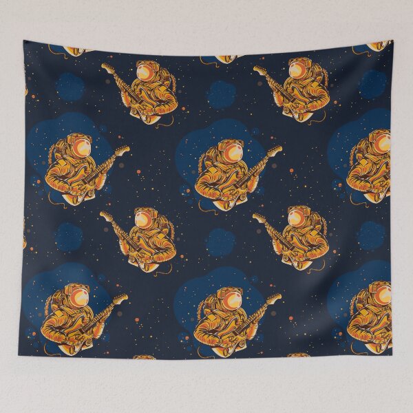 Item preview, Astronaut Playing Guitar in Space designed and sold by Bella85s.