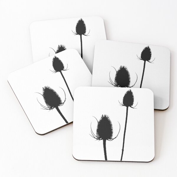 Item preview, TEAZEL, TEASEL, TEAZLE. DIPSACUS FULLONUM - SILHOUETTE designed and sold by 5hertz.