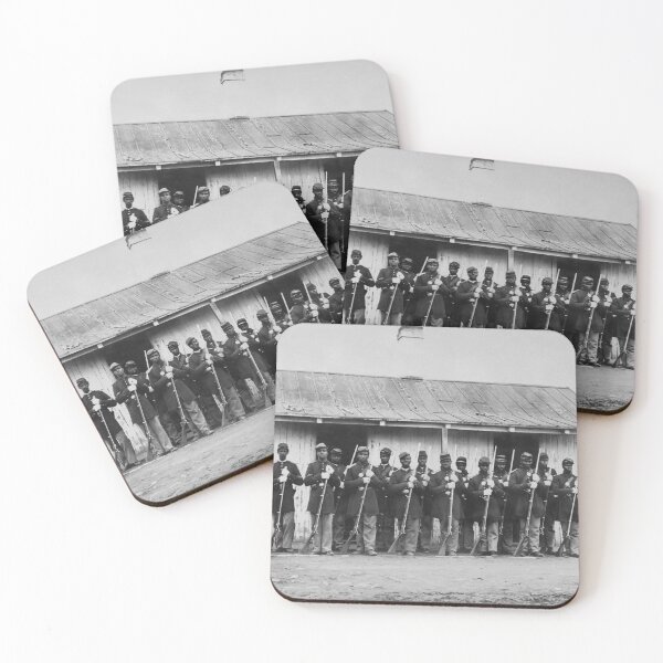 Item preview, African American Civil War Troops - 107th US Colored Infantry - 1865 designed and sold by warishellstore.
