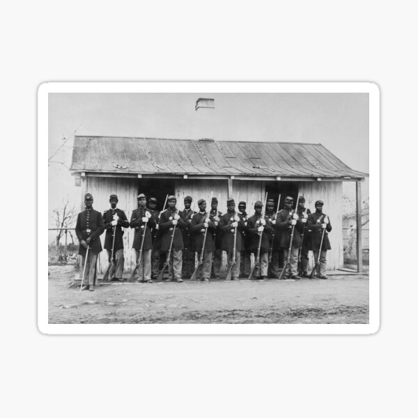 Artikel-Vorschau von Afroamerikanische Bürgerkriegstruppen – 107. farbige US-Infanterie – 1865, designt und verkauft von warishellstore.