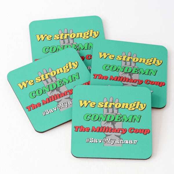 Item preview, We strongly condemn the Military Coup #SaveMyanmar designed and sold by Try-It.