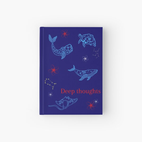 Deep thoughts, a journal for life's memories Hardcover Journal