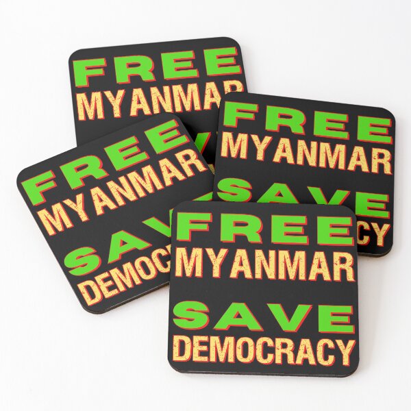 Item preview, Free Myanmar Save Democracy designed and sold by Try-It.