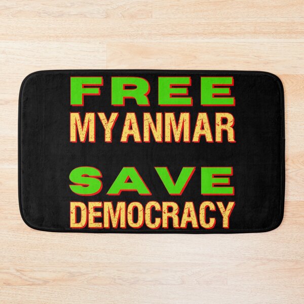 Item preview, Free Myanmar Save Democracy designed and sold by Try-It.