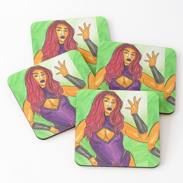 Item preview, Starfire cosplay art print designed and sold by Lord-Revan.