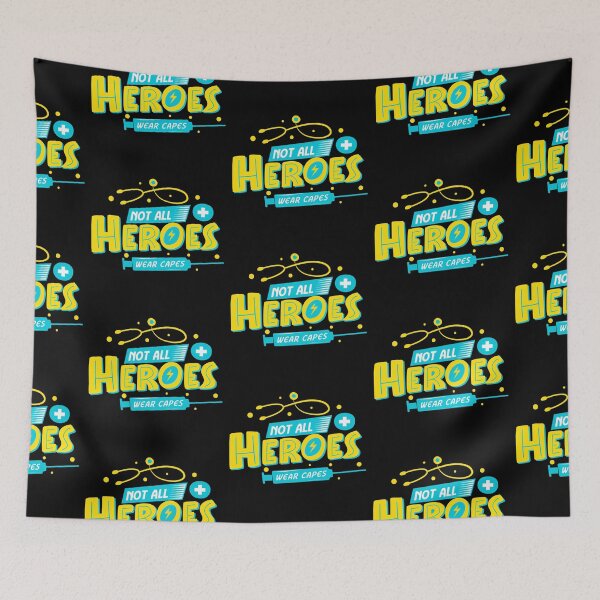 Item preview, Not All Heroes Wear Capes  designed and sold by Phorase.