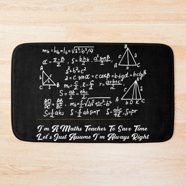 Item preview, I'm A Maths Teacher To Save Time Lets Just Assume I'm Always Right Funny Coffee Mug 11oz Coffee Mug Funny Humor  designed and sold by minstore.