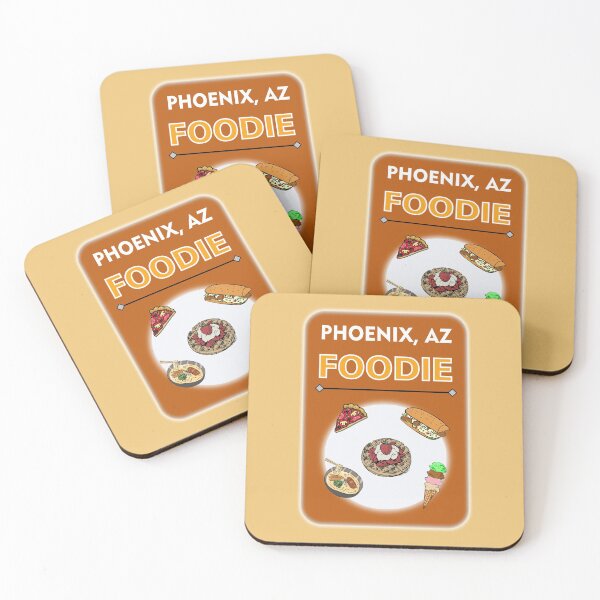 Item preview, Phoenix, AZ Foodie - Desert Brown Background designed and sold by ThisNThatImages.