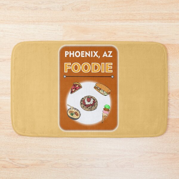 Item preview, Phoenix, AZ Foodie - Desert Brown Background designed and sold by ThisNThatImages.