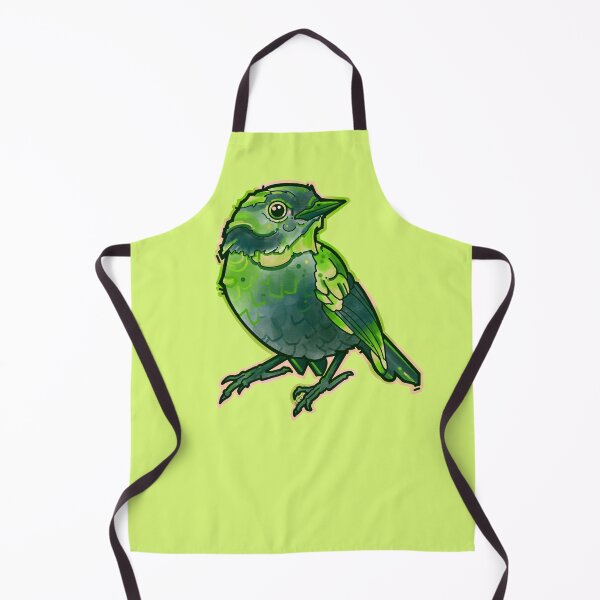Item preview, cute green chubby bird designed and sold by weilertsen.