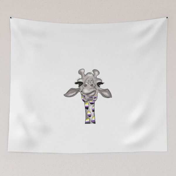 Item preview, Non binary pride giraffe  designed and sold by faolansforge.