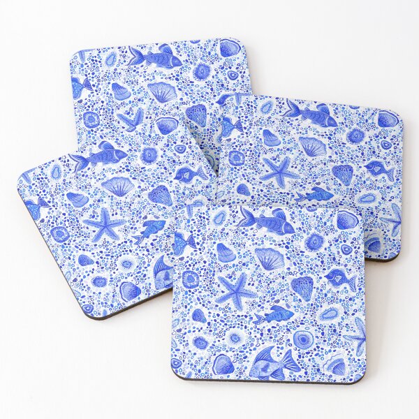 Item preview, Blue Fishes designed and sold by Carolina Diaz.