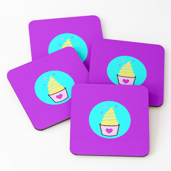 Item preview, Heart Blue Pink White Purple Pineapple Soft Serve Magic Magical Food Foodie Whipped Ice Cream designed and sold by mariesmunchies.